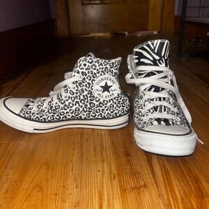 Converse Animal Print Sneakers